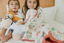 Copper Pearl Jumbo 3-Layer Baby Blanket: Soft Baby Quilts for Boys and Girls | Breathable, Cozy, Toddler Blanket | Baby Quilt for Newborns | 46x46 Premium Polyester/Rayon | Farmstead by CozyNest Decor