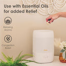 Crane Ultra-Quiet 3-in-1 Humidifier for Baby with Essential Oil Tray, 7-Color Sleep Light, 1 Gallon Top-Fill Tank, Ideal for Bedroom by TinyTreasures Baby Boutique