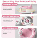 Baby Bath Seat for Babies 6 Months & up Non-Slip Toddler Bath Seats for Sitting Up Infant Bathtub Chair with Suction Cups and Soft Cushion for Baby Shower Tub Seat by TinyTreasures Baby Boutique
