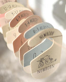 Baby Clothes Dividers For Closet - Wooden Baby Clothes Organizer Dividers for Boy & Girl, 8 Baby Closet Dividers by Size - Ideal Clothing Organizers by TinyTreasures Baby Boutique