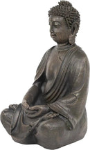 Alpine Corporation 15" Tall Indoor/Outdoor Meditating Buddha Statuary Décor by GreenHaven Gardens