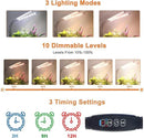 Grow Lights for Indoor Plants, Full Spectrum LED Plant Lamps with Clips and 3m Cables for Seeding Growing(2 Pack) by GreenHaven Gardens