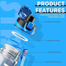 Water Bottle, 32 oz Motivational Water Bottles with Time Marker-Tritan & BPA Free, Sports Water Bottle with Time to Drink & Strap, Wide Mouth, Leakproof -Gift for Christmas Gym Fitness & Outdoor by CozyNest Decor