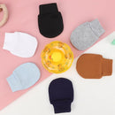BQUBO 6 Pairs Newborn Baby Boys Girls Mittens 0-6 Months Unisex-Baby Infant Mittens Elastic No Scratch Wrist Gloves by TinyTreasures Baby Boutique