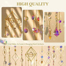 310 Pcs DIY Crystal Sun Catchers Indoor Window, Hanging Prism Suncatcher for Window, Gold DIY Suncatcher Kit, Glass Crystal + Alloy Accessories Sun Catcher Crafts for Adult, DIY for Mom… by GreenHaven Gardens