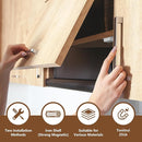 Cabinet Door Magnet, Flat Bottom Cabinet Magnetic Catch with Adhesive, 35lb Magnetic Cabinet Door Drawer Latch (Sliver, 20Pack) by TinyTreasures Baby Boutique