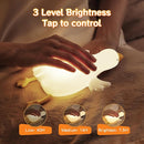 Goose Cute Night Light for Toddler,Kids,Baby, Lying Duck Nightlight Ambient LED Lamp for Bedside Sleeping Companion, Rechargeable Battery Powered, 30Min Auto-Off by TinyTreasures Baby Boutique