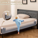 BABY JOY Double Sided Bed Rail Guard, 2 Pack, Extra Long, Swing Down for Convertible Crib, Folding Baby Safety Bedrail for Kids Twin Full Size Queen King Mattress, Rails for Toddlers (Light Gray, 71") by TinyTreasures Baby Boutique