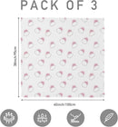 Muslin Swaddle Blankets for Newborn, 3 Pack Breathable Soft Receiving Blanket, Large 38 x 40 inches Swaddle Wrap Burping Clothes Diapers, Essentials Infant Shower Items, Toddler Gift (Clouds & Stars) by TinyTreasures Baby Boutique