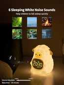MASHI Sheep Alarm Clock, Toddler Sleep Training Clock with Sun & Moon, Sleep Sound Machine, Night Lights, Alarm Clock for Kids, Gift Ideas for Kids Child by TinyTreasures Baby Boutique