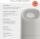 Canopy Portable Misting Humidifier - Cordless 11 HR Run Time, 500 mL, TSA Approved Travel Humidifier - Alleviate Symptoms of Allergies, Flu, Cold, Dry Skin - Includes Aroma & Adapter - Moonstruck by TinyTreasures Baby Boutique