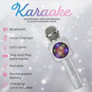 Sing-Along Bling Bluetooth Karaoke Microphone and Bluetooth Stereo Speaker All-in-One (Silver Bling) by TinyTreasures Baby Boutique