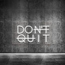 Don't Quit LED Neon Sign for Wall Decor, DO IT Neon Lights Party Decorations, USB Powered Switch Lighting Adjustable for Office, Gym, Man Cave, Gamer Room Decor by CozyNest Decor