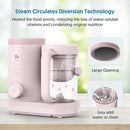 Baby Food Maker Bellababy Baby Food Processor, Puree Blender Steamer with Reversible Steam Basket, One Button Easy Operation & Large Opening for Easy Cleaning by TinyTreasures Baby Boutique
