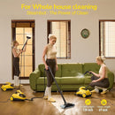 37-in-1 Steam Cleaner mop for Home & Car, 2L Water Tank, 4.3ft Hose, Deep Steam Cleaning for Floors, Tiles, Grout, Windows, Kitchen, Living Room – Multi-Surface Steamer by TinyTreasures Baby Boutique