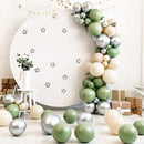RUBFAC 129pcs Sage Green Balloons Different Sizes 18 12 10 5 Inch, Olive Green Latex Balloon Garland Arch Kit for Birthday Party Graduation Baby Shower Wedding Safari Jungle Balloon Decoration by TinyTreasures Baby Boutique
