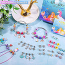 AIPRIDY Charm Bracelet Making Kit,Unicorn Mermaid Crafts Gifts Set Can Inspires Imagination and Creativity,Jewelry Making Kit Perfect Gifts for Girls 5-12 Years Old (84 Pieces) by TinyTreasures Baby Boutique