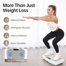 YAMO Vibration Plate Exercise Machine, Vibrating Plate for Lymphatic Drainage & Weight Loss, 350lbs Capacity Whole Body Shaking Workout Fitness Platform by CozyNest Decor