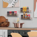 MyGift Modern Copper Metal Wall Mounted Display Racks, Set of 3 by CozyNest Decor
