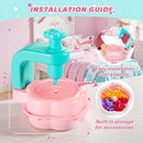 Flower Bouquet Craft Kit for Girls - Arts & Crafts Gift for 4 5 6 7 8 9 Year Old Girls, DIY Flower Making Toy Kit for Kids, Mess-Free Fun & Educational Activities for Preschool Kids, Birthday Gift by TinyTreasures Baby Boutique