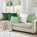 decorUhome Fall Throw Pillow Covers 18x18 Inch Set of 2, Soft Plush Decorative Faux Fur White Solid Couch Pillow Covers, Accent Farmhouse Neutral Square Euro Pillow Cases for Sofa Bed Living Room by CozyNest Decor