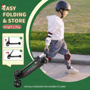 Besrey Kick Scooter for Kids Ages 3-10, 3-Wheel Folding Scooter with Adjustable Height, LED Light Wheels, Extra Wide Deck for Outdoor Activities by TinyTreasures Baby Boutique