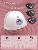 Momcozy M5 Hands-Free Wearable Breast Pump, Double-Sealed Flange for Baby-Like Comfort, 3 Modes & 9 Suction Levels, Portable Electric Pump – 24mm, 2-Pack Lilac by TinyTreasures Baby Boutique