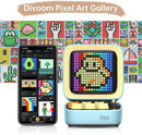 Divoom Ditoo Retro Pixel Art Game Bluetooth Speaker with 16X16 LED App Controlled Front Screen (Blue) … by TinyTreasures Baby Boutique