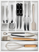 Kitchen Silverware Drawer Organizer and Storage Deep Cookware Utensil Cutlery Rack Office Drawer Organizer Tray Amazon Basics Kitchen Home Gadgets Rv Storage Solutions Wedding Registry Must Haves 2025 by CozyNest Decor