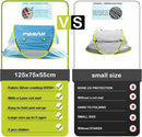 Poray Portable Baby Beach Tent with UPF 50+ Sun Shelter,Mosquito Net and Sunshade, Ideal Pop Up Kids Travel Tent with Carry Bag & 2 Stakes,Outdoor Indoor Play and Sun Protection by TinyTreasures Baby Boutique
