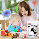 ifergoo White Air Dry Clay, Modeling Clay for School Art & Craft Project. Refill White Clay for Kids Age 3-12, Boys and Girls Gift by TinyTreasures Baby Boutique