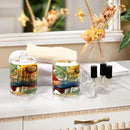Sunflower Rooster 2PC Airtight Transparent Plastic Storage Jar, Food Storage Container Glass, Can Store Candy, Salt, Coffee Beans, With lid, Easy To Use by CozyNest Decor