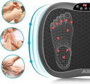 AXV Vibration Plate Exercise Machine Whole Body Workout Portable Mini Vibrate Fitness Platform Lymphatic Drainage Machine for Weight Loss Shaping Toning Wellness Home Gyms Workout (Mini) by CozyNest Decor