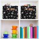 Gothic Pattern Storage Bins Collapsible Shelf Basket Cube with Handle for Nursery Bedroom Bathroom by TinyTreasures Baby Boutique