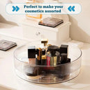 FreshKeeper Plastic Lazy Susan Organizer, Clear Pantry Lazy Susan Turntable for Cabinet and Kitchen 11’’ by CozyNest Decor