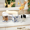 2 Pack Qtip Holder Organizer Dispenser Dragonflies Bathroom Storage Canister Cotton Ball Holder Container for Cotton Swabs/Pads/Floss by CozyNest Decor