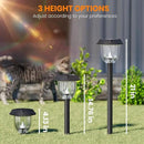 AOSEA 2 Pack Solar Pathway Lights Outdoor Waterproof - Auto RGB Color Changing Solar Lights, IP65, 12H Bright, Durable Plastic - Perfect for Garden & Walkway by CozyNest Decor
