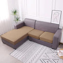 hyha Waterproof Couch Cushion Covers, Sectional Sofa Slipcovers Washable, L Shape Chaise Dog Couch Covers for Sectional Sofa, Universal Furniture Protector (1 Piece for Chaise XL, Camel) by CozyNest Decor