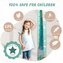 Personalized Name Growth Chart for Kids, Cute Dinosaur Baby Height Chart, Canvas Height Measuring Rulers for Boys Girls, Nursery Decor Baby Boy Girl Growth Ruler Measuring Board by TinyTreasures Baby Boutique