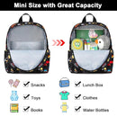 Accmor Toddler Backpack with Leash, Baby Backpacks with Anti Lost Wrist Link, Cute Mini Kids Backpack Leash Walking Harness for Travel, Small Excavator Backpack Tether for Boys Girls 1-3 (Black) by TinyTreasures Baby Boutique