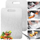 Titanium Cutting Board - 2 pack Titanium Cutting Boards for Kitchen,Double Sided Titanium Cutting Mat,Non Stick Chopping Board Easy to Clean（11.81 * 17.91in） by CozyNest Decor