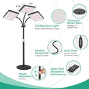 2024 Upgraded Desk Grow Lights for Indoor Plants, Tri-Head 642 LEDs Tabletop Full Spectrum Grow Light, with 3/6/12H Timer, 6 Brightness Levels, 3 Lighting Modes, Height Adjustable for 10-26 inches by GreenHaven Gardens