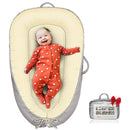 Baby Lounger - Infant Lounger for Newborn 0–26 Months, Waterproof Inner Cover and Pure Cotton Breathable Baby Nest Cover, Newborn Lounger for Baby Boys & Girls, Portable Lounger for Home and Travel by TinyTreasures Baby Boutique