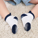 Zaples Baby Non Slip Grip Ankle Socks with Non Skid Soles for Infants Toddlers Kids Boys Girls by TinyTreasures Baby Boutique