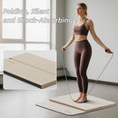 Foldable Yoga Mat Extra Thick 0.32 Inches Eco-Friendly POE Material, Non-Slip Design Fitness Mats, Multi-Purpose Workout Mats For Studio or Home Use (70 x 24 x 0.32 inches） by TinyTreasures Baby Boutique