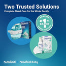 Navage Starter Kit with 30 SaltPods and Baby Mist Bundle – Natural Nasal Irrigation for Adults and Continuous Saline Mist for Baby Congestion Relief by TinyTreasures Baby Boutique