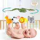 Baby Crib Mobile with Music and Lights, Mobile for Crib with Remote Control, Rotation, Starlight Projection, Crib Toys for Babies Boys Girls(Green) by TinyTreasures Baby Boutique