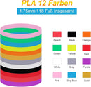 3D Pen Filament Refills 12 Colors Compatible with SCRIB3D MYNT3D PIKA3D 3D Pen for Kids Each Color 10Feet 1.75mm PLA 3D Printing Pen Filament Refills, NOT FIT 3Doodler Start Pen by TinyTreasures Baby Boutique