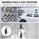 Bike Rack Garage,Bike Wall Mount, 150° Swivel & Space-Saving Vertical Bike Hangers for Storage, Sturdy Bike Stand Holds Up to 66lbs, Easy to Install, 4 Pack by GreenHaven Gardens