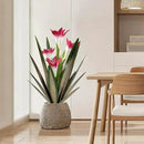 Homight Metal Agave Plant Outdoor Decoration Outdoor Garden Decoration Lily Mexican Yard Art Plant Garden Agave Lily Decorative Garden Gift… (2 Big Red Lilies) by GreenHaven Gardens